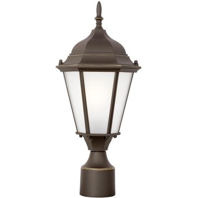 Generation Lighting - Bakersville 1-Light LED Outdoor Post Lantern - Antique Bronze - 82941EN3-71