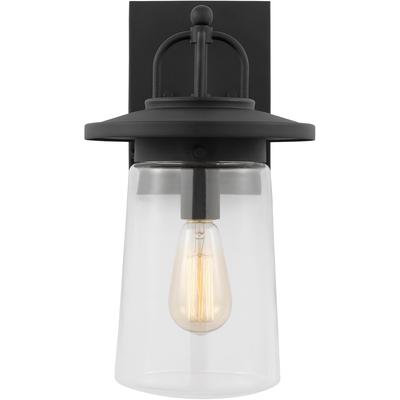 Generation Lighting - Tybee 1-Light Medium Outdoor Wall Lantern - Black - 8608901-12