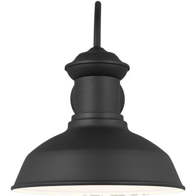 Generation Lighting - Fredricksburg Large 1-Light LED Outdoor Wall Lantern - Black - 8647701EN3-12