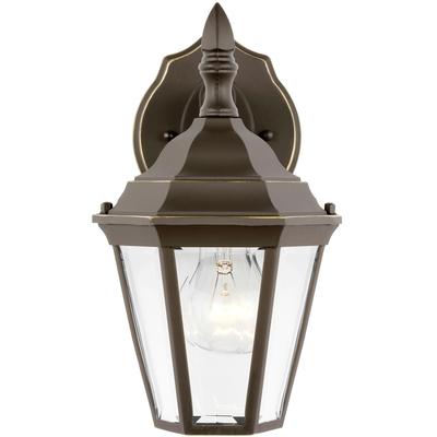 Generation Lighting - Bakersville Small 1-Light Outdoor Wall Lantern - Antique Bronze - 88937-71