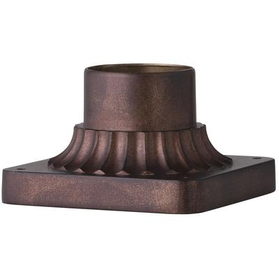 Generation Lighting - Pier Mount Base - Patina Bronze - PIERMOUNT-PTBZ