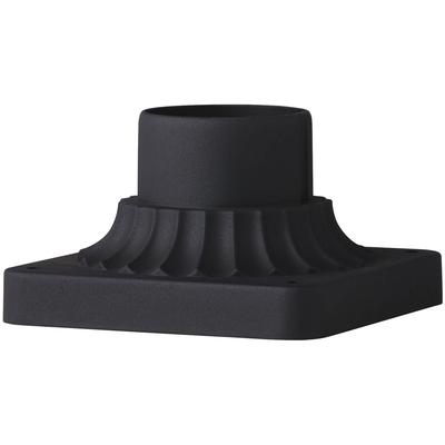 Generation Lighting - Pier Mount Base - Textured Black - PIERMOUNT-TXB