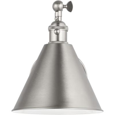 Generation Lighting Designers - Salem Single Arm 1-Light Sconce - Brushed Nickel - 4198101EN3-962