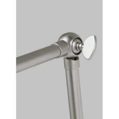 Generation Lighting Designers - Salem Double Arm 1-Light Sconce - Brushed Nickel - 4298101-962