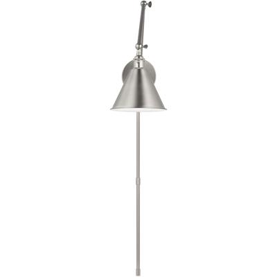 Generation Lighting Designers - Salem Double Arm 1-Light Sconce - Brushed Nickel - 4298101EN3-962