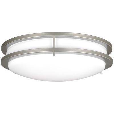 Generation Lighting - Mahone Medium LED Ceiling Flush Mount - Painted Brushed Nickel - 7650893S-753