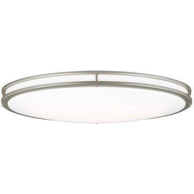 Generation Lighting - Mahone Oval LED Ceiling Flush Mount - Painted Brushed Nickel - 7950893S-753