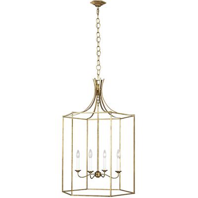 Generation Lighting Designers - Bantry House Large Lantern - Antique Gild - AC1024ADB