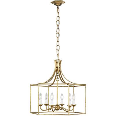 Generation Lighting Designers - Bantry House Wide Lantern - Antique Gild - AC1046ADB