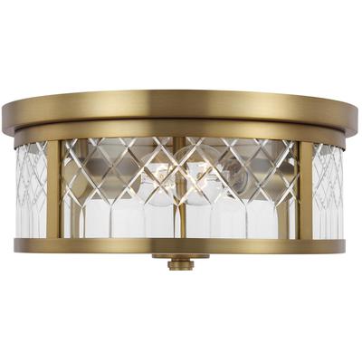 Generation Lighting Designers - Alec Flush Mount - Burnished Brass - AF1072BBS