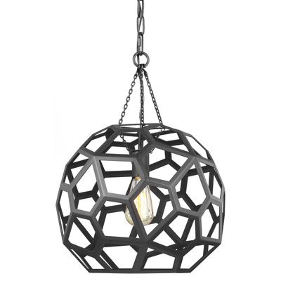 Generation Lighting Designers - Feccetta Medium Pendant - Midnight Black - AP1061MBK