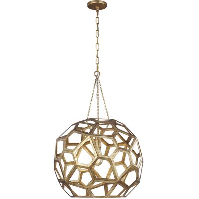 Generation Lighting Designers - Feccetta Large Pendant - Antique Gild - AP1071ADB