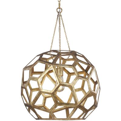 Generation Lighting Designers - Feccetta Large Pendant - Antique Gild - AP1071ADB