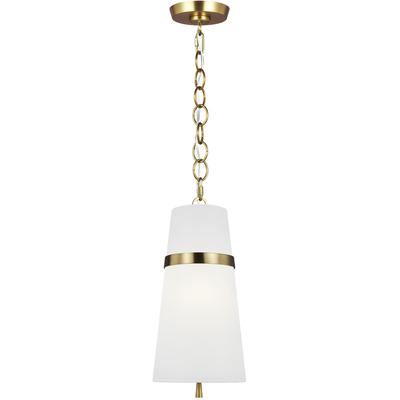 Generation Lighting Designers - Cordtlandt Small Pendant - Burnished Brass - AP1161BBS