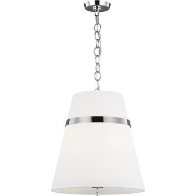 Generation Lighting Designers - Cordtlandt Large Pendant - Polished Nickel - AP1173PN