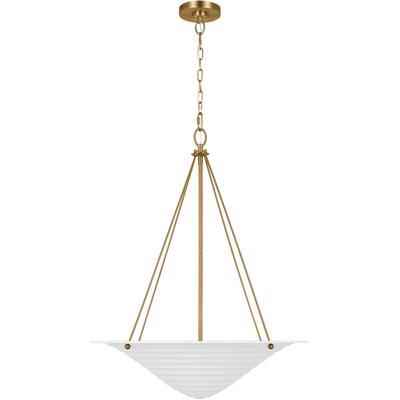 Generation Lighting Designers - Dosinia Extra Large Pendant - Textured White - AP1224TXW