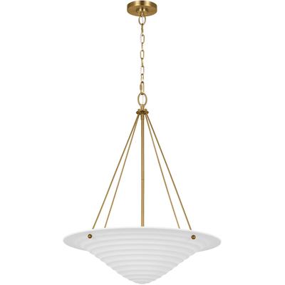 Generation Lighting Designers - Dosinia Extra Large Pendant - Textured White - AP1224TXW