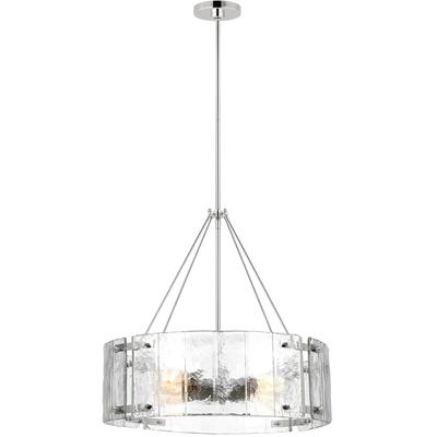 Generation Lighting Designers - Calvert Medium Chandelier - Polished Nickel - AP1234PN