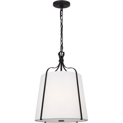 Generation Lighting Designers - Leander Small Hanging Shade Pendant - Smith Steel - AP1241SMS