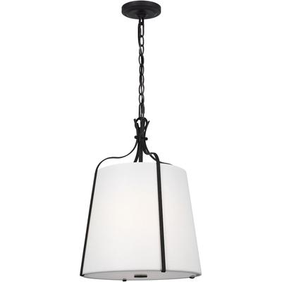 Generation Lighting Designers - Leander Small Hanging Shade Pendant - Smith Steel - AP1241SMS