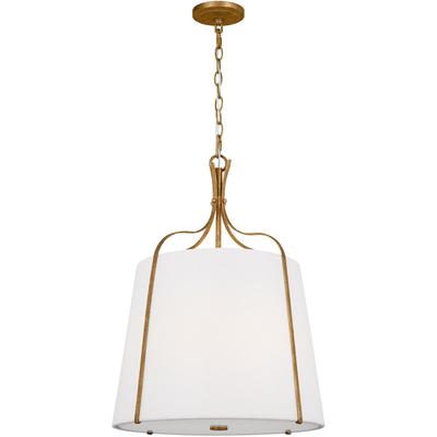 Generation Lighting Designers - Leander Medium Hanging Shade Pendant - Antique Gild - AP1253ADB