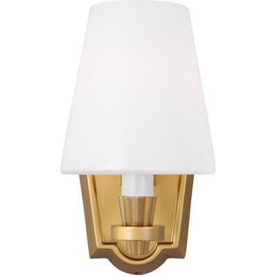 Generation Lighting Designers - Paisley 1-Light Vanity Fixture - Burnished Brass - AV1001BBS