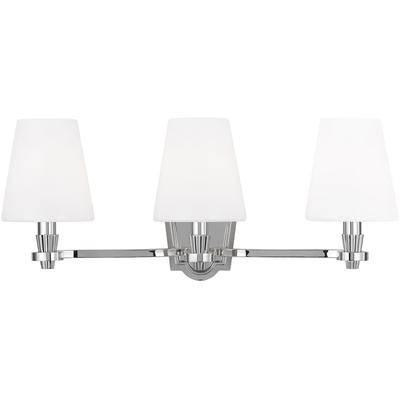 Generation Lighting Designers - Paisley 3-Light Vanity Fixture - Polished Nickel - AV1003PN