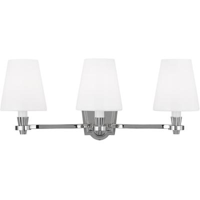 Generation Lighting Designers - Paisley 3-Light Vanity Fixture - Polished Nickel - AV1003PN