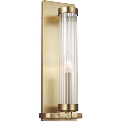 Generation Lighting Designers - Demi Sconce - Burnished Brass - AW1041BBS