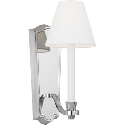 Generation Lighting Designers - Paisley Tall Sconce - Polished Nickel - AW1121PN