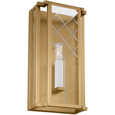 Generation Lighting Designers - Erro Medium Wall Lantern - Burnished Brass - AW1161BBS