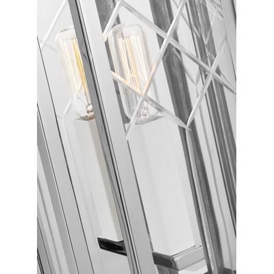 Generation Lighting Designers - Erro Medium Wall Lantern - Polished Nickel - AW1161PN