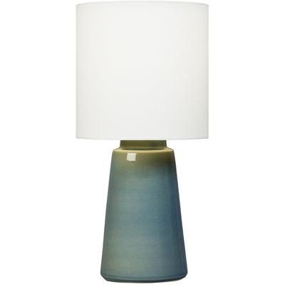 Generation Lighting Designers - Vessel Medium Table Lamp - Blue Anglia Crackle - BT1061BAC1