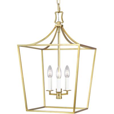 Generation Lighting Designers - Southold Small Lantern - Burnished Brass - CC1003BBS