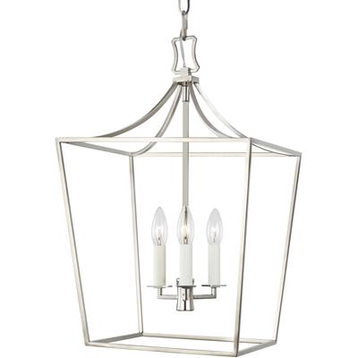 Generation Lighting Designers - Southold Small Lantern - Polished Nickel - CC1003PN