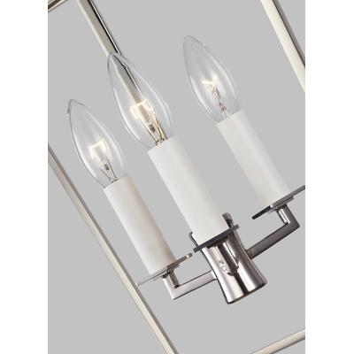 Generation Lighting Designers - Southold Small Lantern - Polished Nickel - CC1003PN