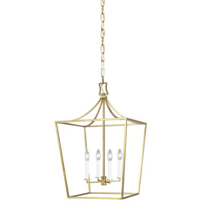 Generation Lighting Designers - Southold Medium Lantern - Burnished Brass - CC1014BBS