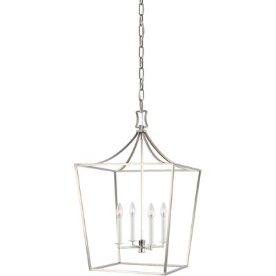 Generation Lighting Designers - Southold Medium Lantern - Polished Nickel - CC1014PN