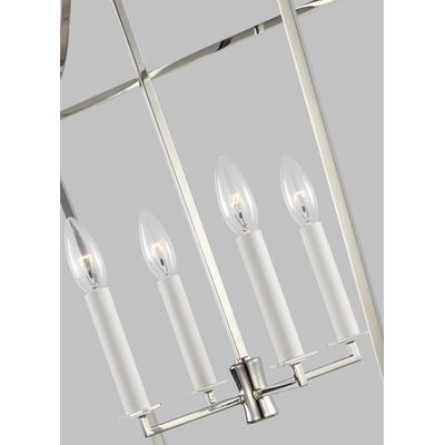 Generation Lighting Designers - Southold Medium Lantern - Polished Nickel - CC1014PN