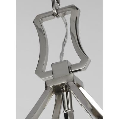 Generation Lighting Designers - Southold Wide Lantern - Polished Nickel - CC1044PN