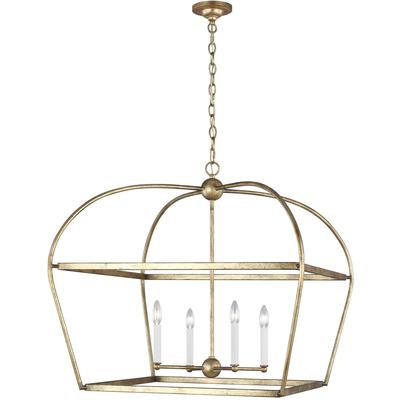 Generation Lighting Designers - Stonington Wide Lantern - Antique Gild - CC1114ADB