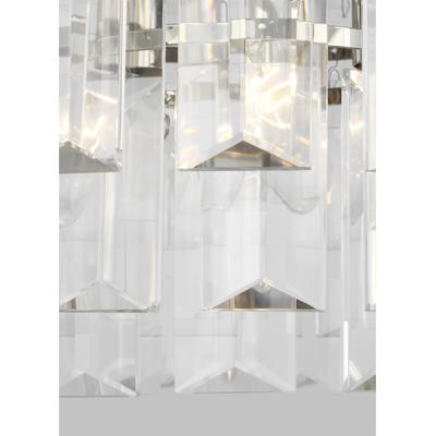 Generation Lighting Designers - Arden Small Chandelier - Polished Nickel - CC1254PN