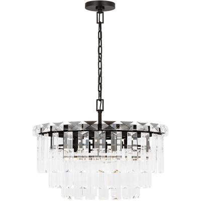 Generation Lighting Designers - Arden Medium Chandelier - Aged Iron - CC12610AI