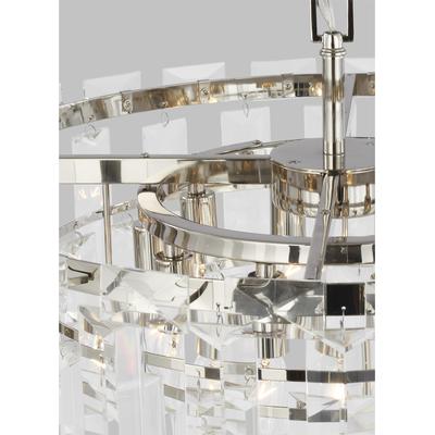 Generation Lighting Designers - Arden Medium Chandelier - Polished Nickel - CC12610PN