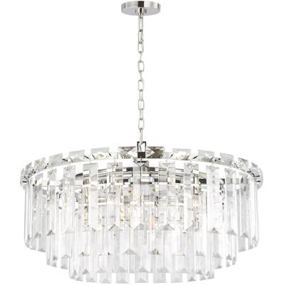 Generation Lighting Designers - Arden Large Chandelier - Polished Nickel - CC12716PN