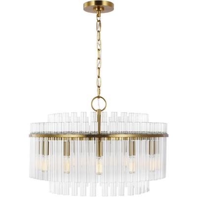 Generation Lighting Designers - Beckett Medium Chandelier - Burnished Brass - CC12812BBS