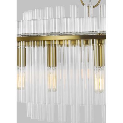 Generation Lighting Designers - Beckett Medium Chandelier - Burnished Brass - CC12812BBS