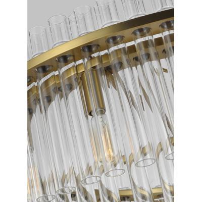 Generation Lighting Designers - Beckett Large Chandelier - Burnished Brass - CC12916BBS