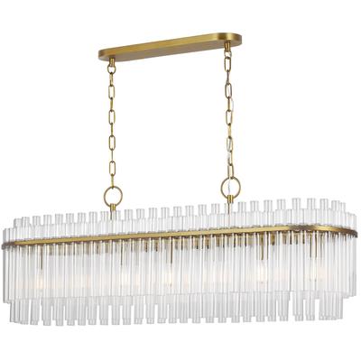 Generation Lighting Designers - Beckett Linear Chandelier - Burnished Brass - CC1307BBS