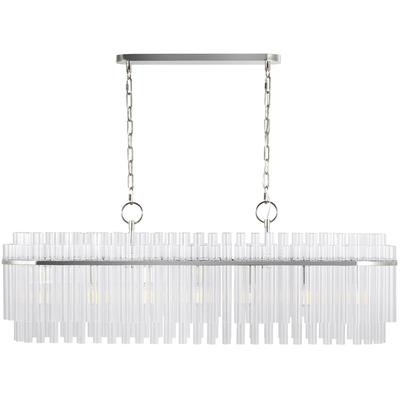 Generation Lighting Designers - Beckett Linear Chandelier - Polished Nickel - CC1307PN